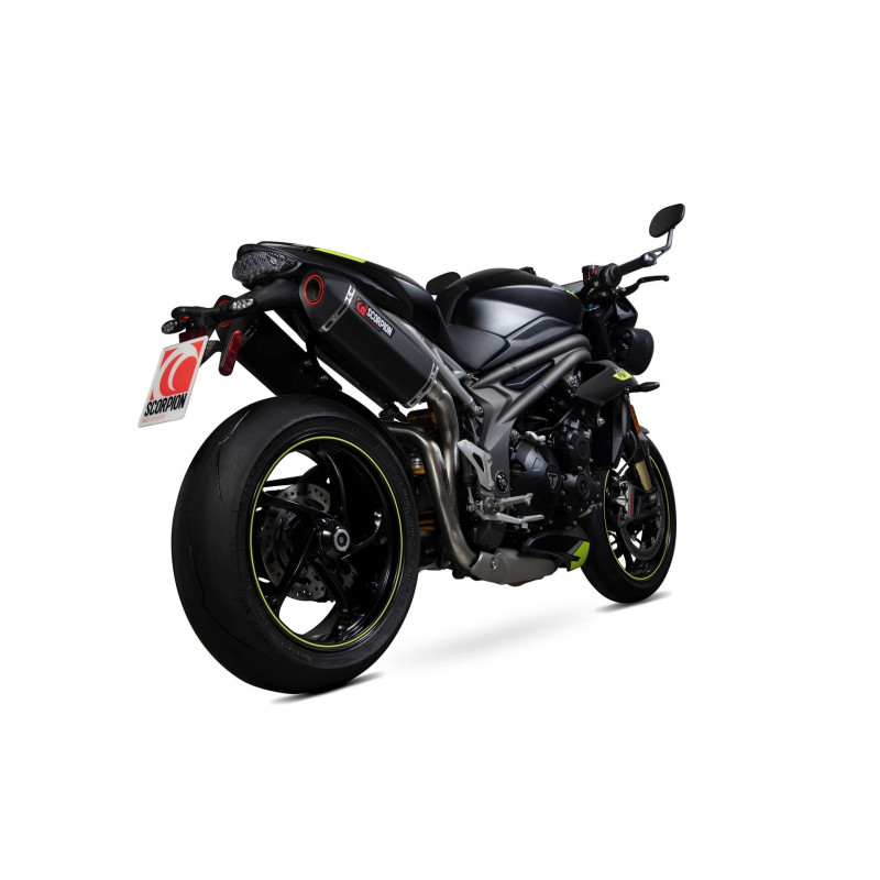 Schalldämpfer Serket „Parallel“, das Paar. Scorpion Triumph Speed Triple R / Speed Triple S / Speed Triple RS 2018 - 2020