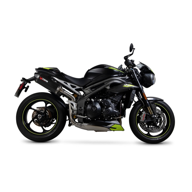 Silenziatore Serket "Parallel", la coppia. Scorpion Triumph Speed Triple R / Speed Triple S / Speed Triple RS 2018 - 2020