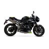 Schalldämpfer Serket „Parallel“, das Paar. Scorpion Triumph Speed Triple R / Speed Triple S / Speed Triple RS 2018 - 2020