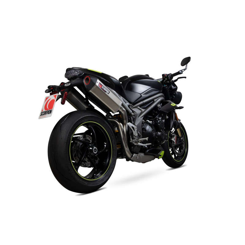 Silenciador Serket "Parallel", el par. Scorpion Triumph Speed Triple R / Speed Triple S / Speed Triple RS 2018 - 2020