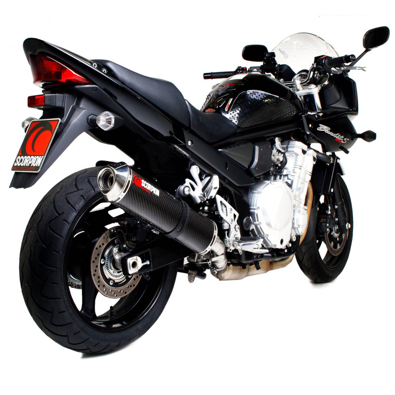 Factory oval Scorpion Muffler Suzuki GSF1250 Bandit 2007 - 2015