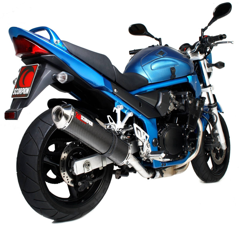 Silenciador Factory oval Scorpion Suzuki GSF600 Bandit / GSF650 Bandit 2000 - 2006