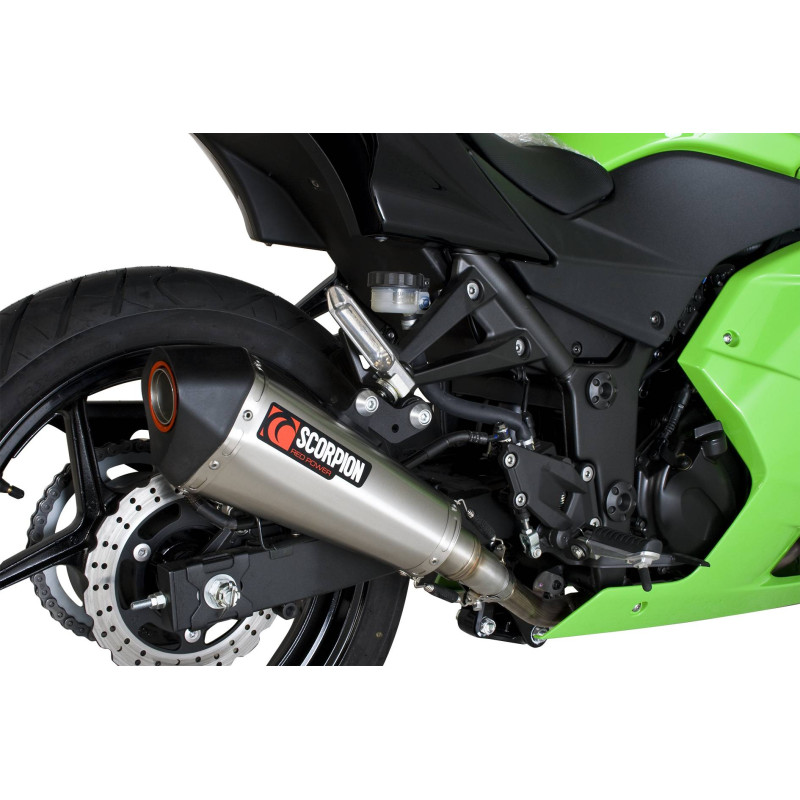 Scorpion Serket Taper Muffler Kawasaki Ninja 250R 2008 - 2012