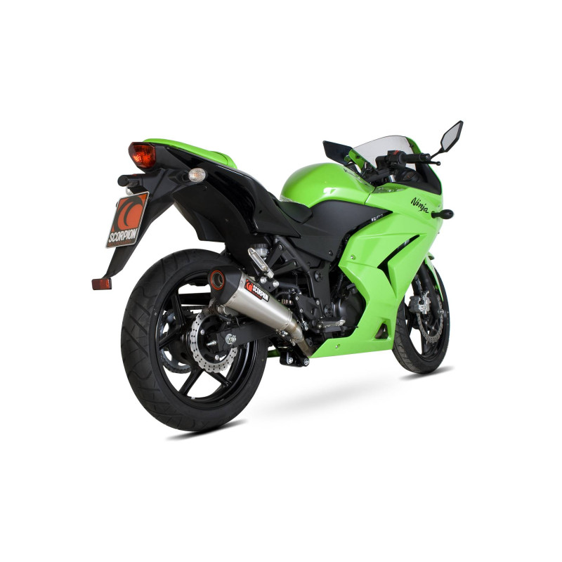 Schalldämpfer Serket Taper Scorpion Kawasaki Ninja 250R 2008 bis 2012