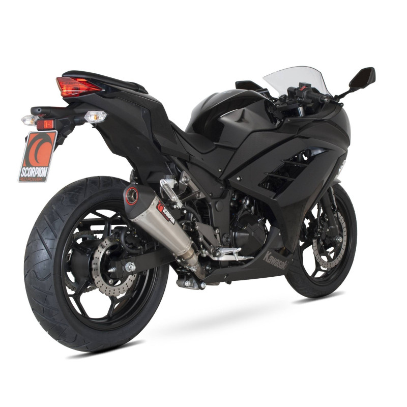 Serket Taper Muffler Scorpion Kawasaki Ninja 300 / Z300 2012 - 2017