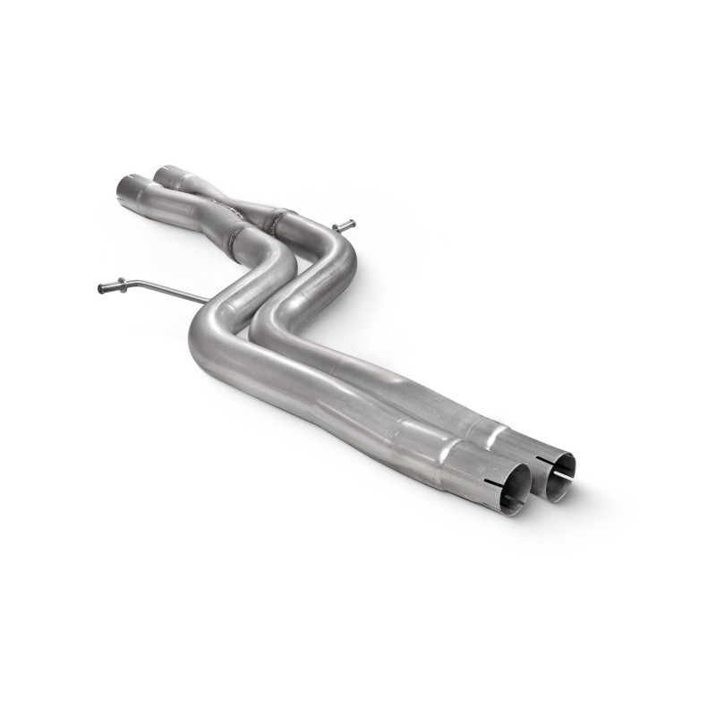 X-Pipe Resonator Delete OEM Scorpion for Audi S4 V6 Quattro / Avant B8 / B8.5