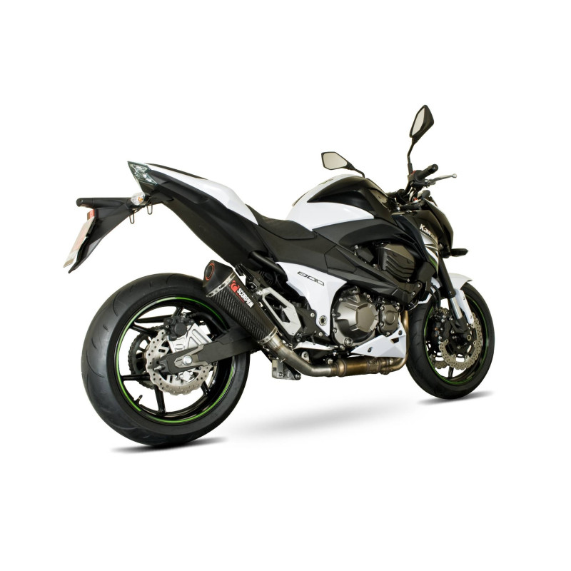 Serket Taper Scorpion Muffler Kawasaki Z800 2013 - 2016