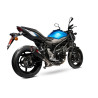 Tapered Serket Scorpion muffler Suzuki SV650 (2016-Current) / SV650 X 2016 - 2021