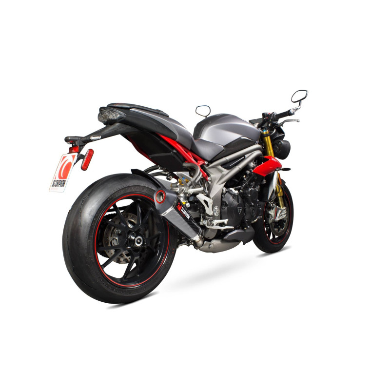 Silenziatore Serket Taper Scorpion Triumph Speed Triple 1050 R 2016 - 2017