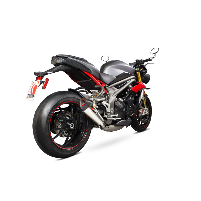 Serket Taper Schalldämpfer Scorpion Triumph Speed Triple 1050 R 2016 - 2017