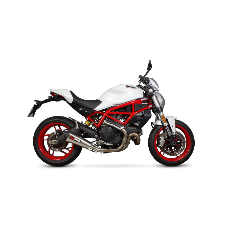 Schalldämpfer Serket Taper. Kat-Ersatzrohr Scorpion Ducati Monster 797 / 797 + 2017 - 2020