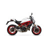 Silenziatore Serket Taper. Elimina catalizzatore Scorpion Ducati Monster 797 / 797 + 2017 - 2020
