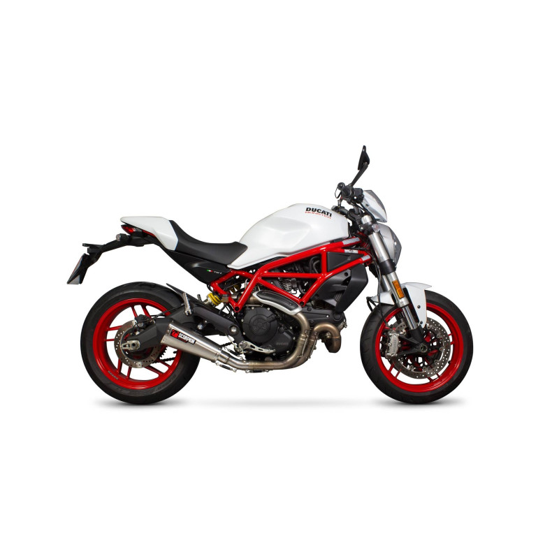 Silenziatore Serket Taper. Elimina catalizzatore Scorpion Ducati Monster 797 / 797 + 2017 - 2020