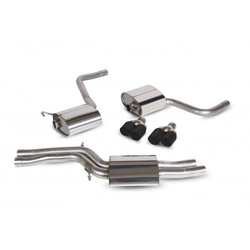 Silenciador trasero Scorpion AUDI S4/S5 3. 0 TFSI V6 Quattro y Avant B8 y B8. 5