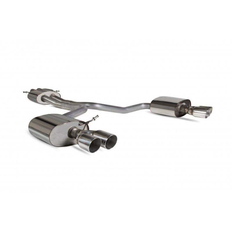 Scorpion rear muffler AUDI S4/S5 3.0 TFSI V6 Quattro & Avant B8 & B8.5
