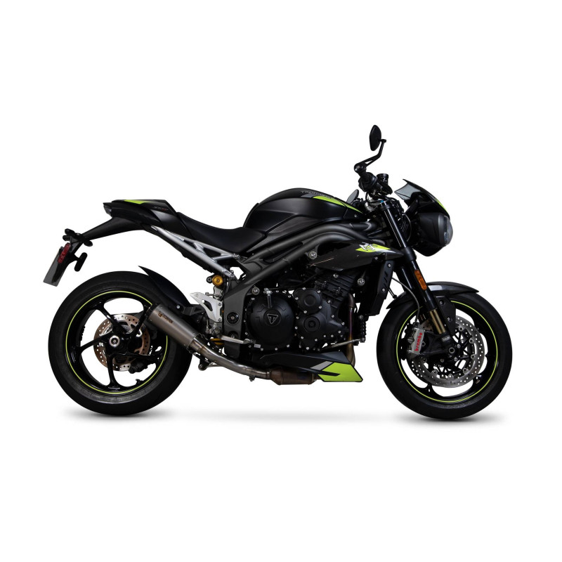 Red Power Schalldämpfer Scorpion Triumph Speed Triple R / Speed Triple S / Speed Triple RS 2018-2020