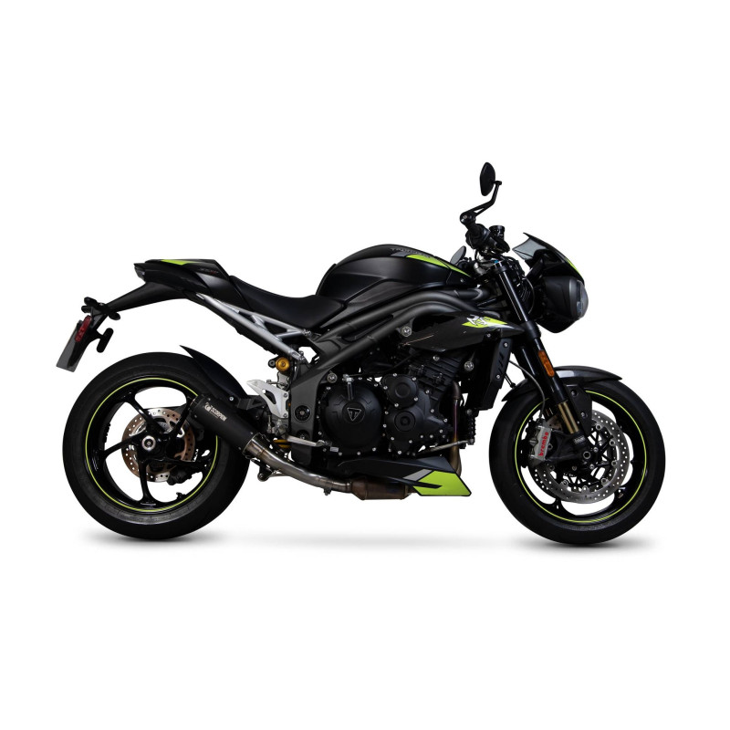 Red Power Schalldämpfer Scorpion Triumph Speed Triple R / Speed Triple S / Speed Triple RS 2018-2020