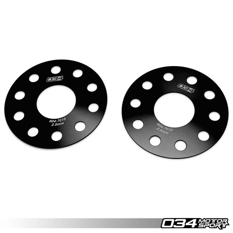 Paire d'entretoises, 2.5mm, 5x112, 57.1