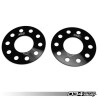 Paire d'entretoises, 2,5 mm, Audi et BMW 5x112 avec alésage central de 66,6 mm