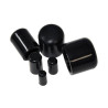 CAP, SIL 1.25'BLACK SILICONE N