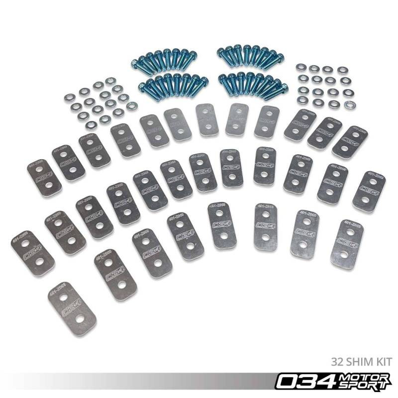 Cmbr Shim Set 034 motorsport pour 32 Shims, R8 Mk1
