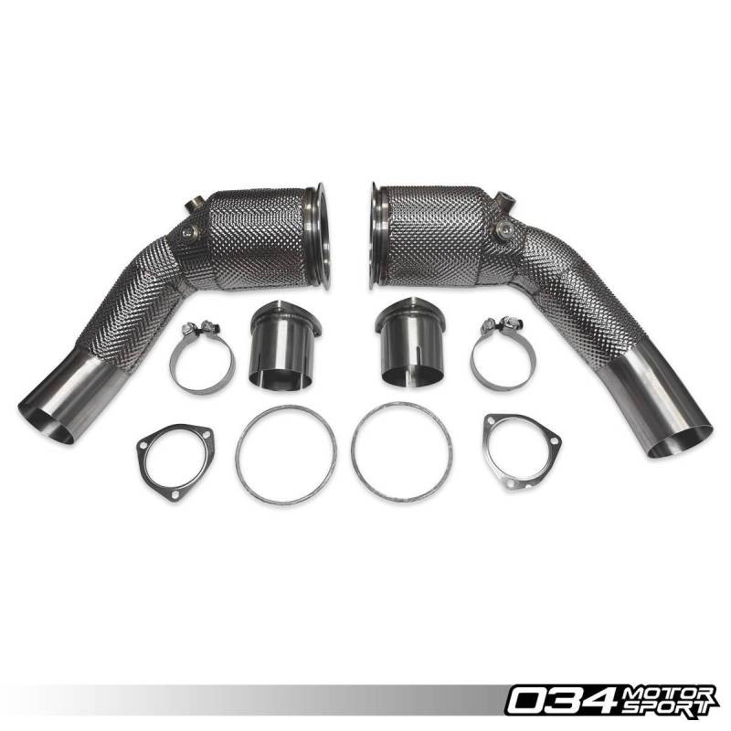 Downpipe Set 034 motorsport pour HFC 034 motorsport pour C8 RS6
