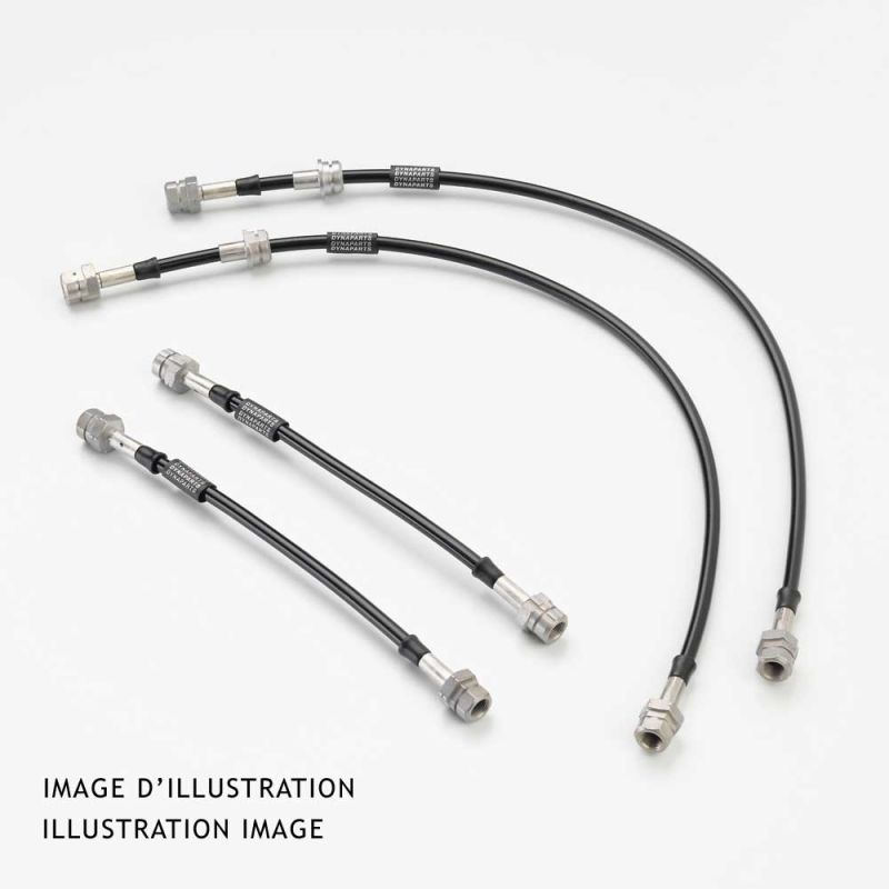 Flexible de frein Inox Dynaparts pour Dynaparts pour Mercedes E Class 210 Series E300 3.0D 1995-1997