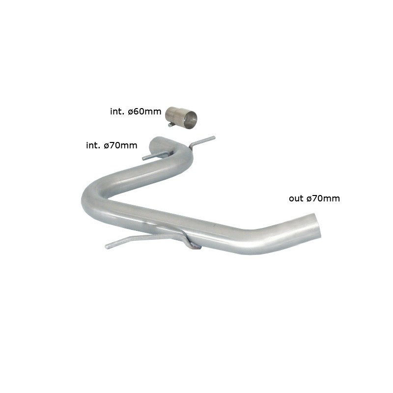 Tube silencieux intermédiaire Ragazzon pour VOLKSWAGEN Golf VI (10/2008 - 11/2012) 55.0374.00