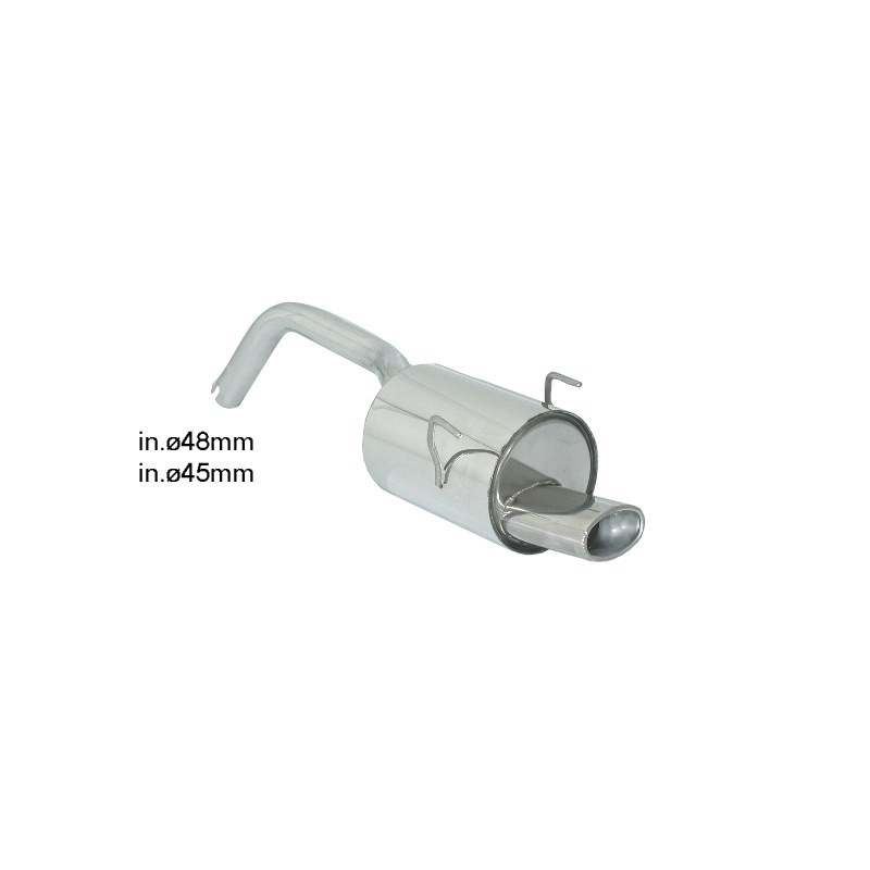 Silencieux arrière Ragazzon pour FIAT Panda 319 (01/2012 - Aujourd'hui) 58.0645.10