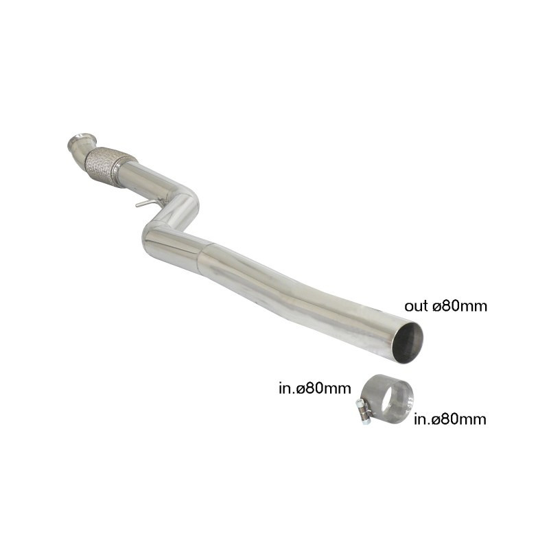 Tube silencieux intermédiaire Ragazzon pour BMW Série 1 (F20/F21) (07/2011 - Aujourd'hui) 55.0392.00