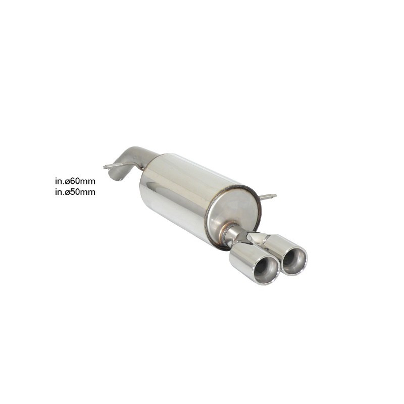 Silencieux arrière Ragazzon pour PEUGEOT 208 (03/2012 - Aujourd'hui) 50.0471.26