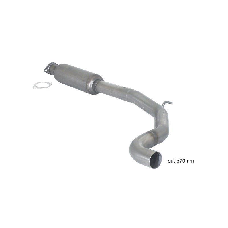 Silencieux intermédiaire Ragazzon pour ABARTH Grande Punto (09/2007 - 12/2010) 57.0085.00 / Punto Evo (05/2010
