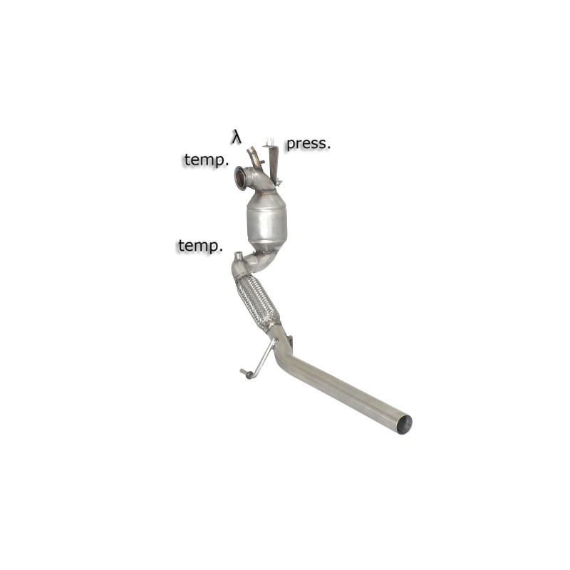 Remplacement FAP Ragazzon pour AUDI A1 (05/2010 - Aujourd'hui) 54.0263.01 / AUDI A1 Sportback (09/2011
