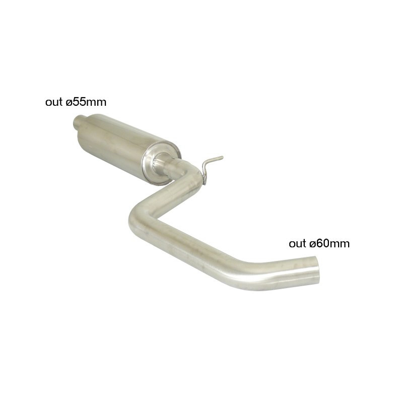 Silencieux intermédiaire Ragazzon pour AUDI A3 (8V) (04/2012 - Aujourd'hui) 50.0488.80