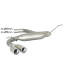 Silencieux arrière Ragazzon pour VOLKSWAGEN Golf VII (08/2012 - Aujourd'hui) 50.0492.26