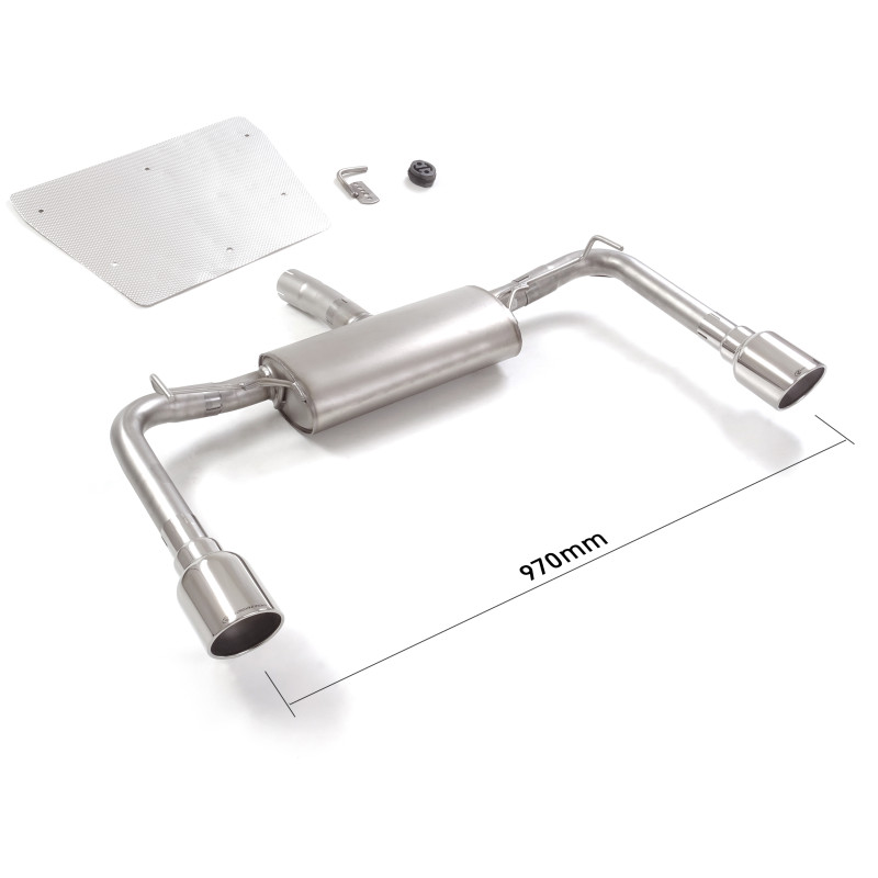 Silencieux arrière Ragazzon pour ALFA ROMEO Giulietta (06/2010 - Aujourd'hui) 50.0513.61