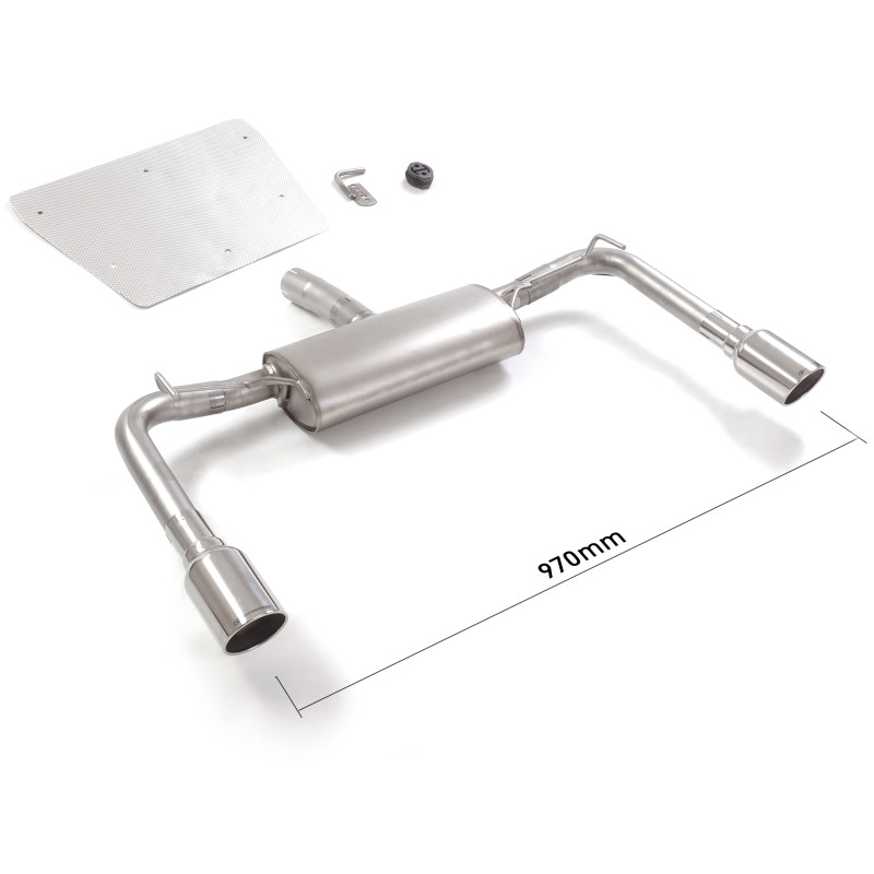 Silencieux arrière Ragazzon pour ALFA ROMEO Giulietta (06/2010 - Aujourd'hui) 50.0513.60