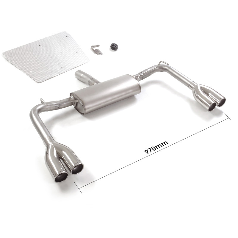 Silencieux arrière Ragazzon pour ALFA ROMEO Giulietta (06/2010 - Aujourd'hui) 50.0513.26