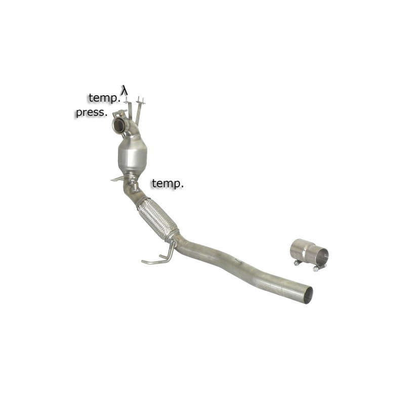Remplacement FAP Ragazzon pour VOLKSWAGEN Caddy IV (08/2010 - Aujourd'hui) 50.0536.80 / Golf VI (10/2008