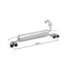 Silencieux arrière Ragazzon pour SMART Fortwo MKIII (07/2014 - Aujourd'hui) 58.0720.25