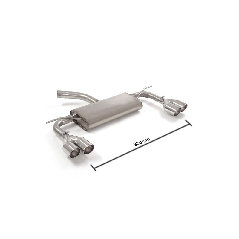 Silencieux arrière Ragazzon pour SEAT Leon III (5F) (09/2012 - Aujourd'hui) 50.0568.57 / VOLKSWAGEN Golf VII (08/2012