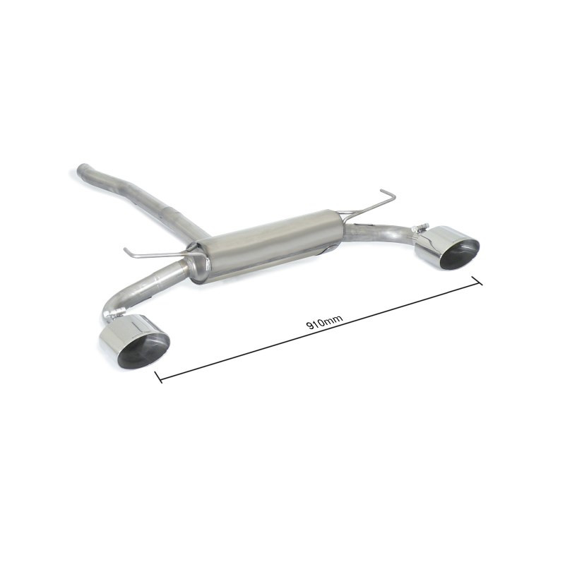 Silencieux arrière Ragazzon pour FIAT 500X (11/2014 - Aujourd'hui) 50.0741.12