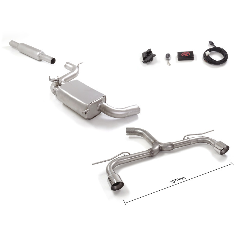 Demi-ligne / Cat-back Ragazzon Volkswagen Golf VII Facelift (11/2016 - Aujourd'hui)