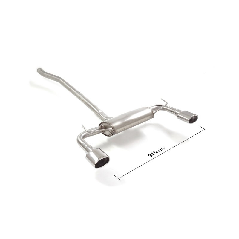 Silencieux arrière Ragazzon pour FIAT 500X (11/2014 - Aujourd'hui) 50.0822.10