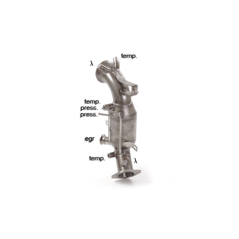 Catalyseur sport Ragazzon pour ALFA ROMEO Giulia (952) (05/2016 - Aujourd'hui) 54.0342.01 / Stelvio (03/2017