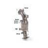 Catalyseur sport Ragazzon pour ALFA ROMEO Giulia (952) (05/2016 - Aujourd'hui) 54.0342.01 / Stelvio (03/2017
