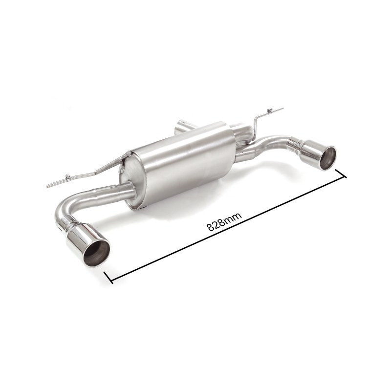 Silencieux arrière Ragazzon pour BMW Série 1 (F20/F21) (07/2011 - Aujourd'hui) 50.0847.05