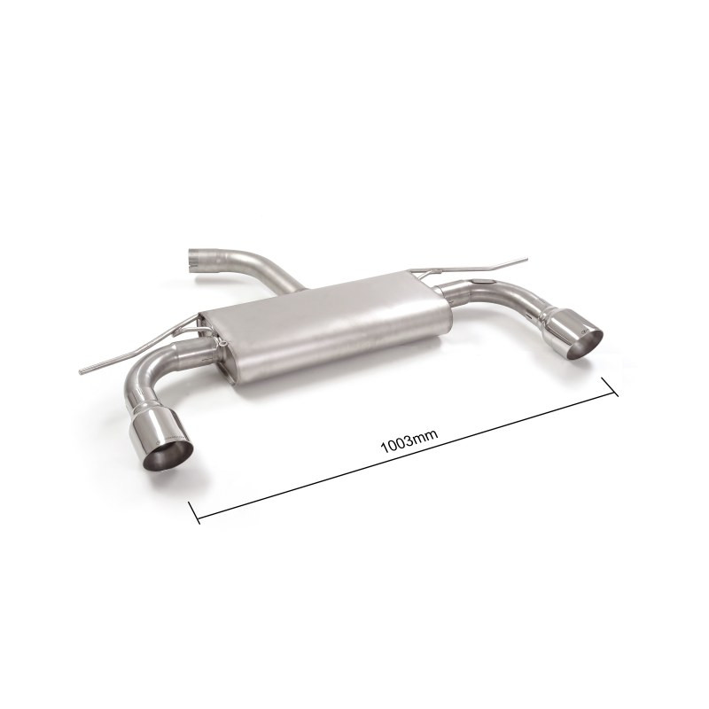 Silencieux arrière Ragazzon pour VOLKSWAGEN Golf VII (08/2012 - Aujourd'hui) 50.0857.61