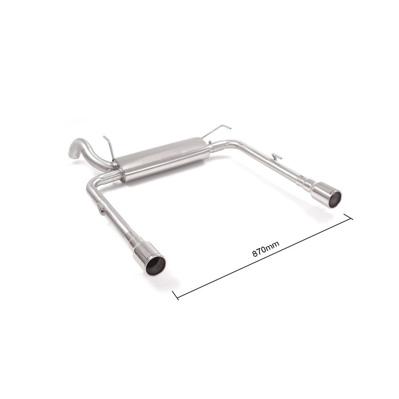 Silencieux arrière Ragazzon pour FIAT Tipo (356) (05/2016 - Aujourd'hui) 50.0922.05