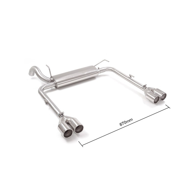 Silencieux arrière Ragazzon pour FIAT Tipo (356) (05/2016 - Aujourd'hui) 50.0922.26